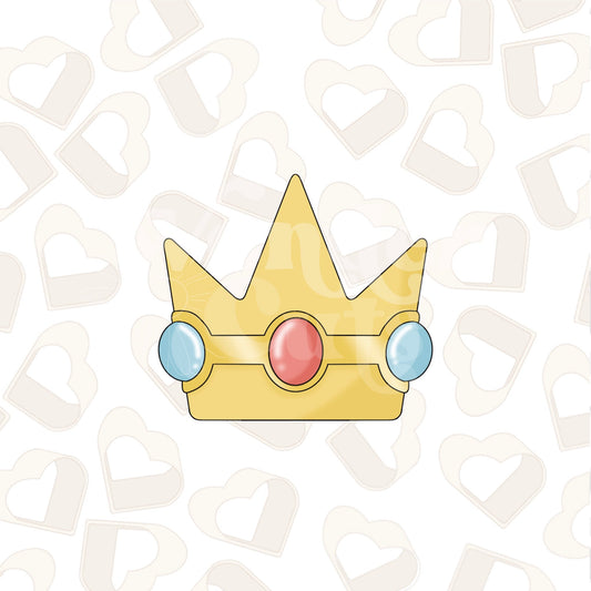 Video Game Princess Crown Cookie Cutter