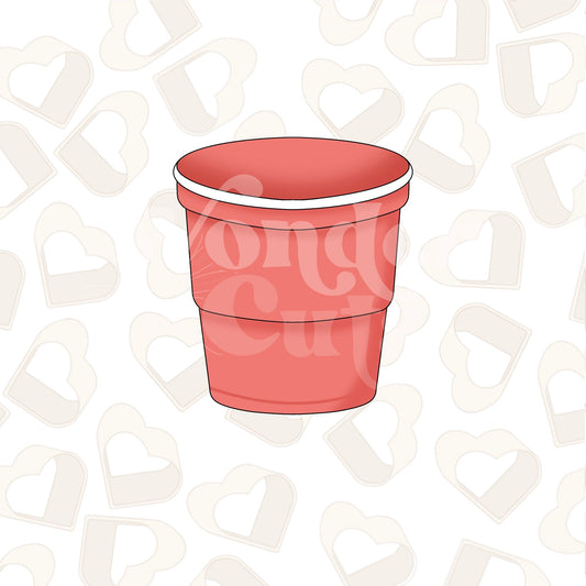 Red Solo Cup Cookie Cutter