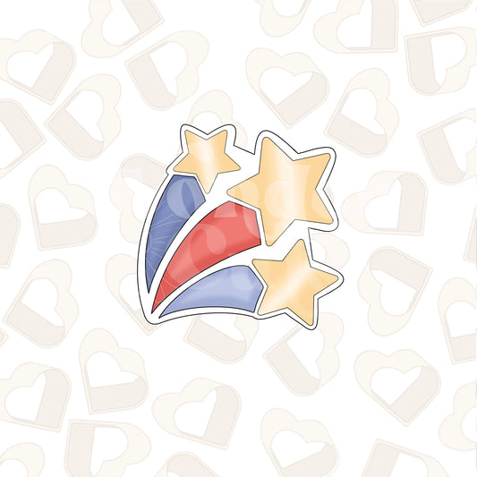 Patriotic Stars Cookie Cutter