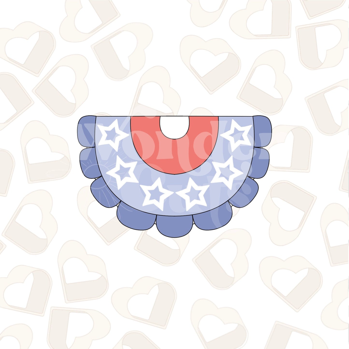 Scalloped Banner Cookie Cutter