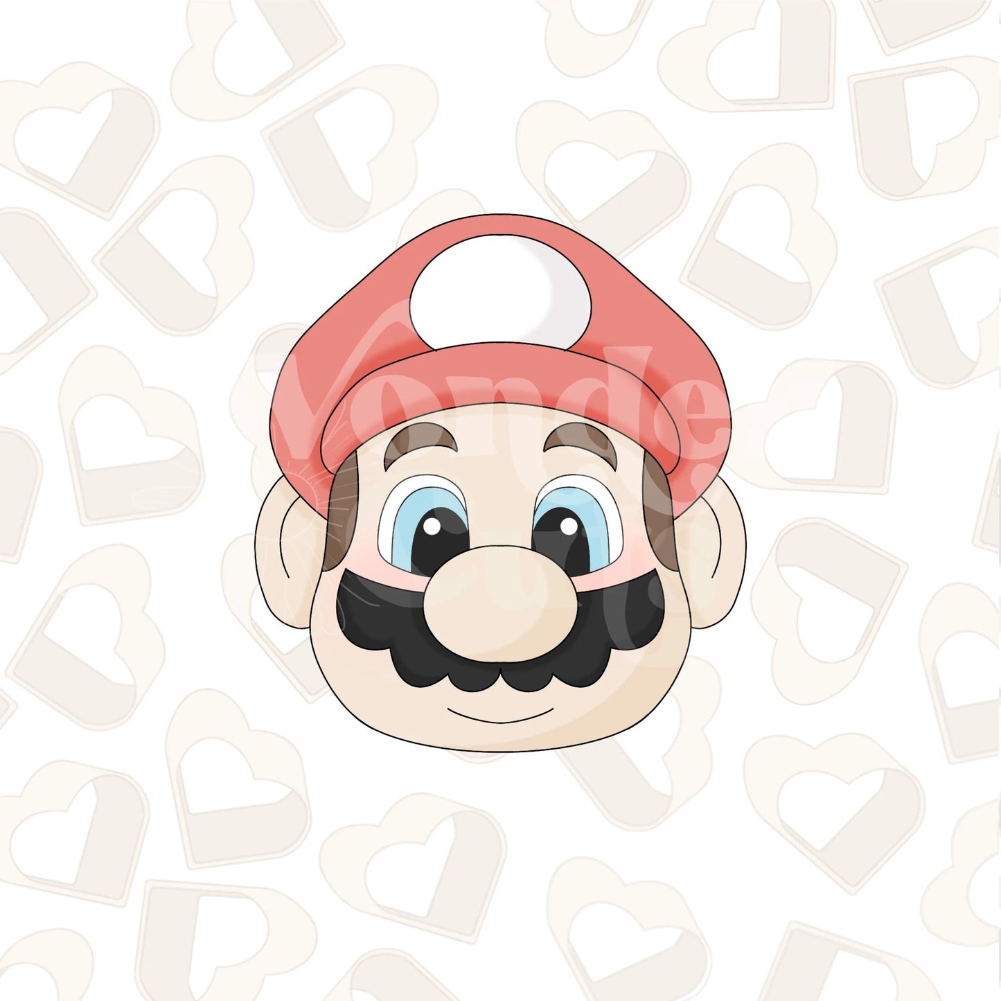 Video Game Plumber 1 Cookie Cutter
