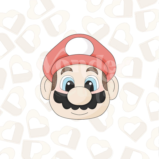 Video Game Plumber 1 Cookie Cutter