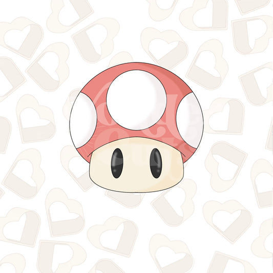 Video Game Mushroom Cookie Cutter
