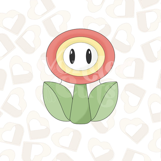 Video Game Flower Cookie Cutter