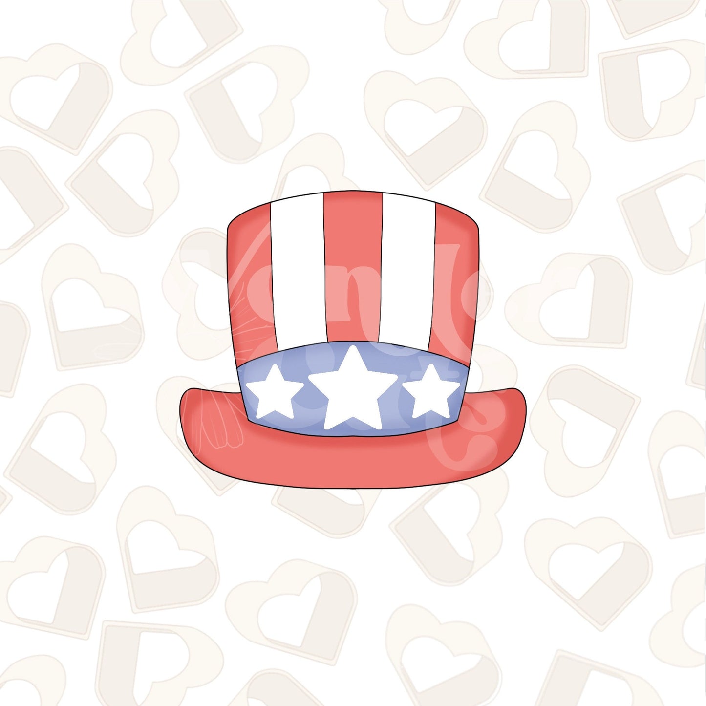 Patriotic Hat Cookie Cutter