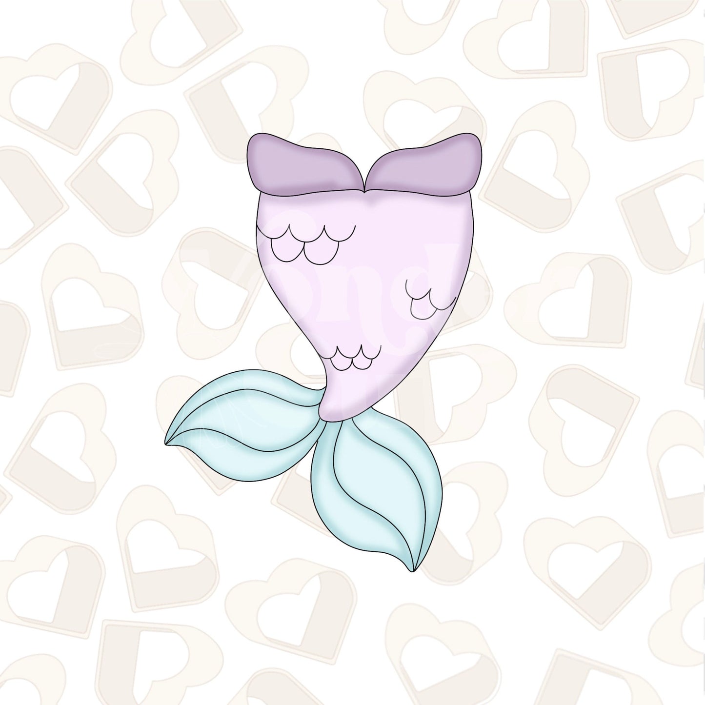 Mermaid Tail Cookie Cutter