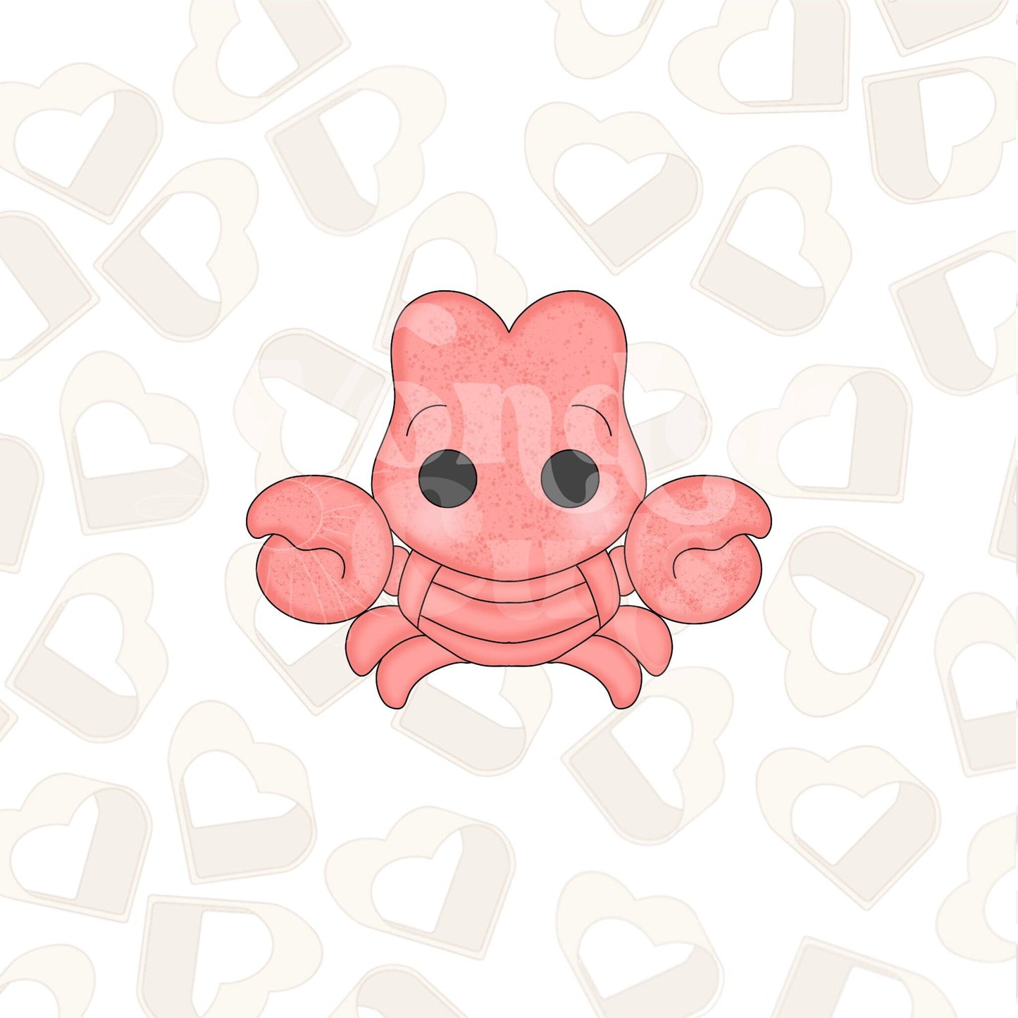 Mermaid Crab Pal Cookie Cutter