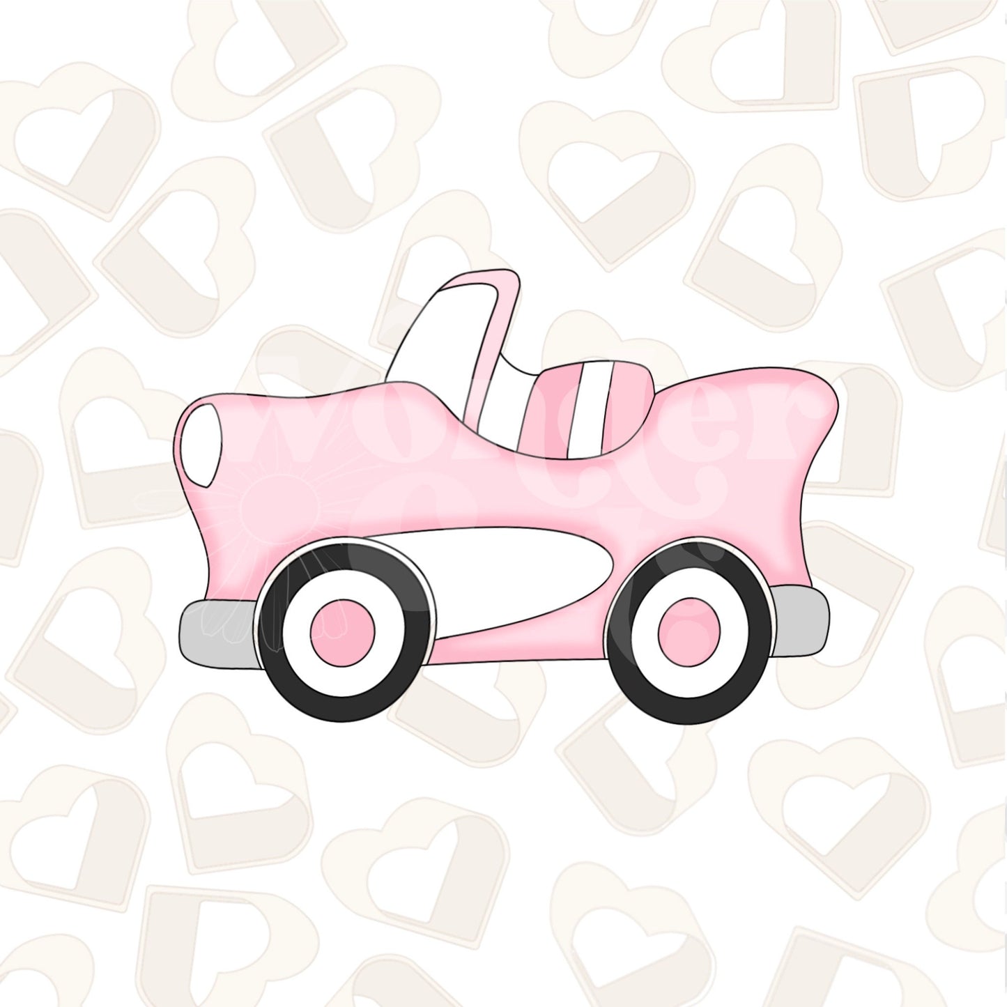 Retro Doll Car Cookie Cutter