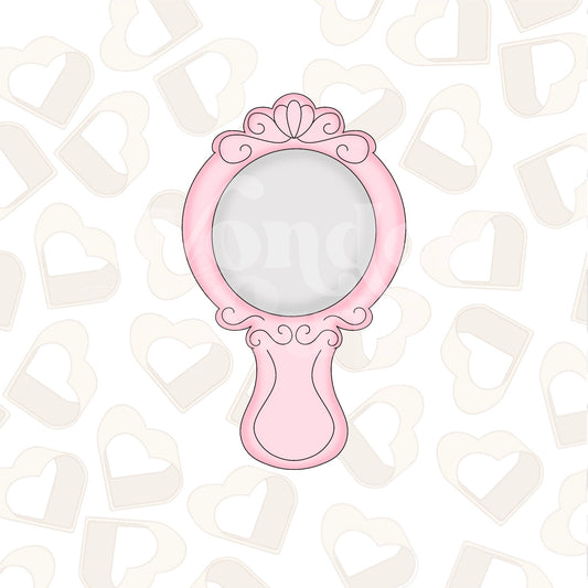 Hand Mirror Cookie Cutter