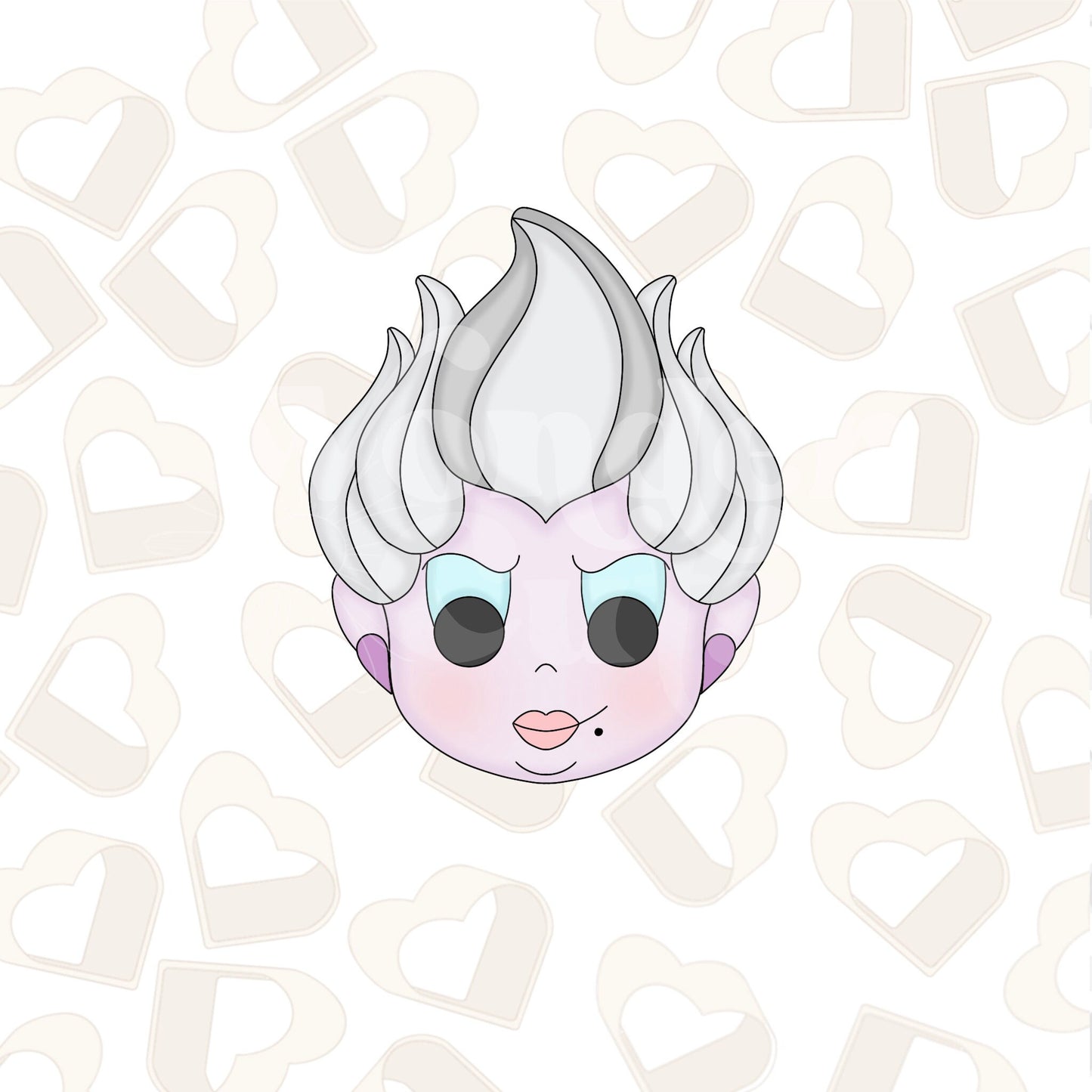 Mermaid Villian Cookie Cutter