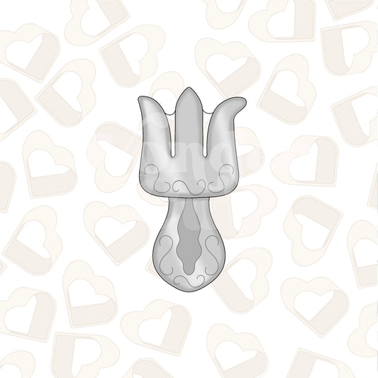 Mermaid Fork Cookie Cutter