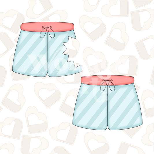 Board Shorts Cookie Cutter