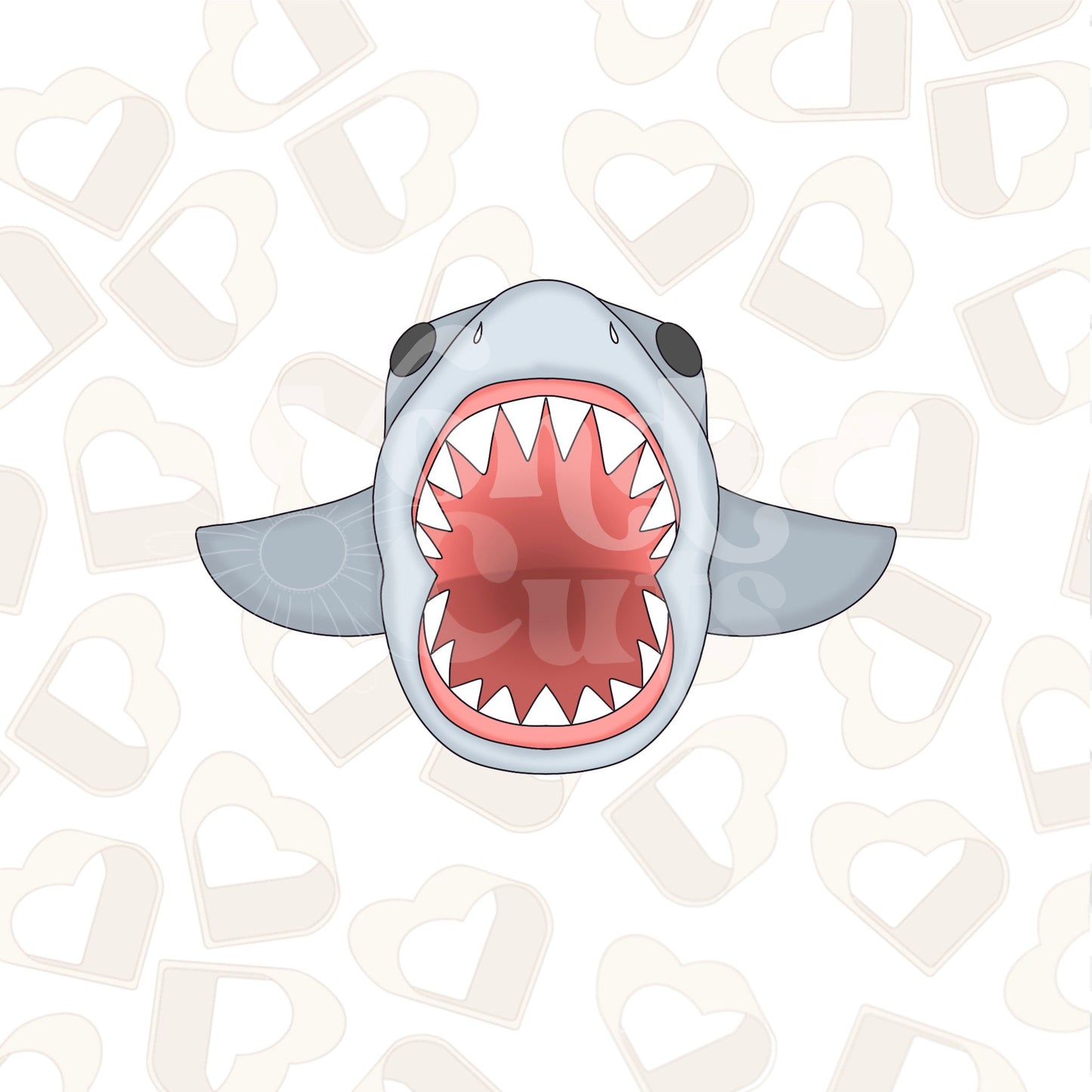 Wide Mouth Shark Cookie Cutter