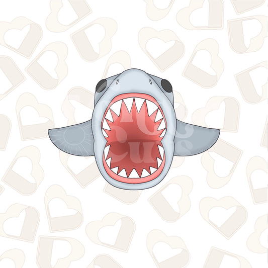 Wide Mouth Shark Cookie Cutter