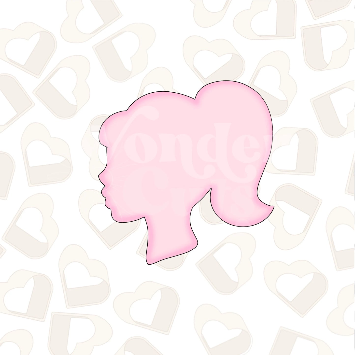 Girl Silhouette Cookie Cutter