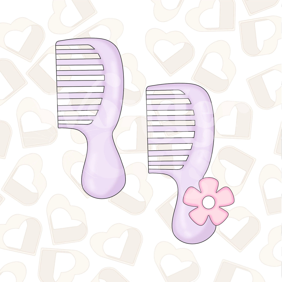 Hair Comb Cookie Cutter