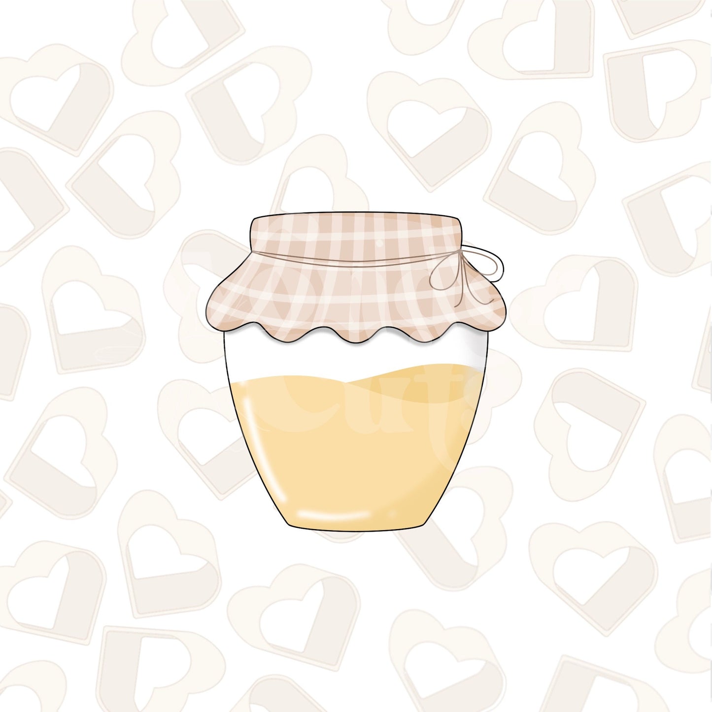 Honey Jar / Jam Jar Cookie Cutter