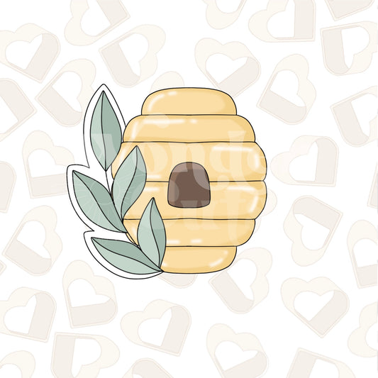 Greenery Bee Hive 2 Cookie Cutter