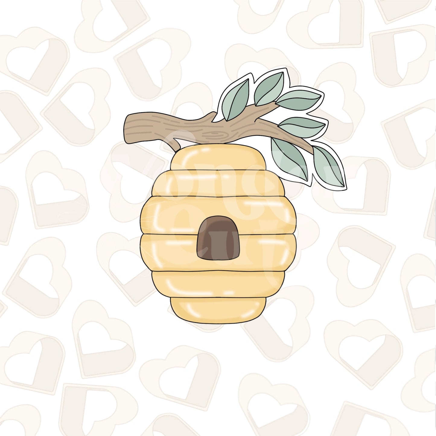 Hanging Bee Hive Cookie Cutter