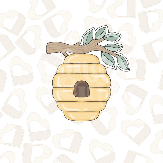 Hanging Bee Hive Cookie Cutter