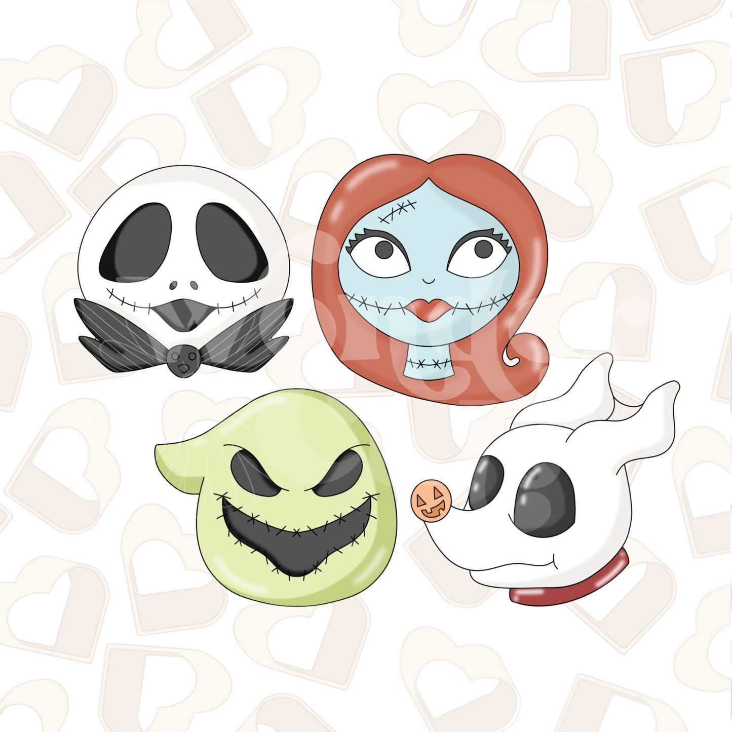 Nightmare Crew Set of 4 Cookie Cutter