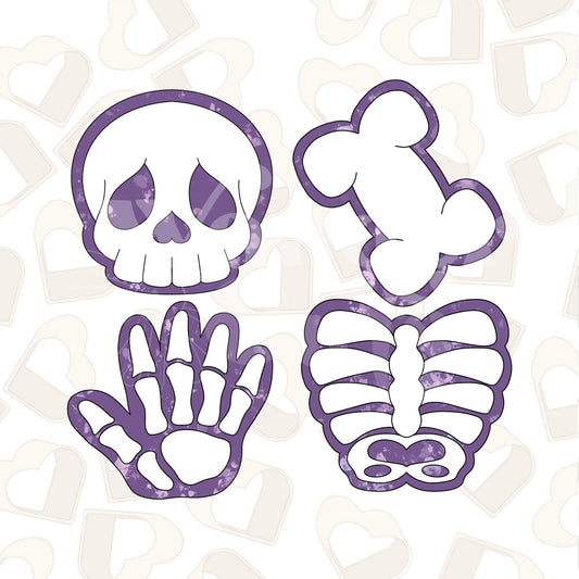 Skeleton Mini Cookie Cutter