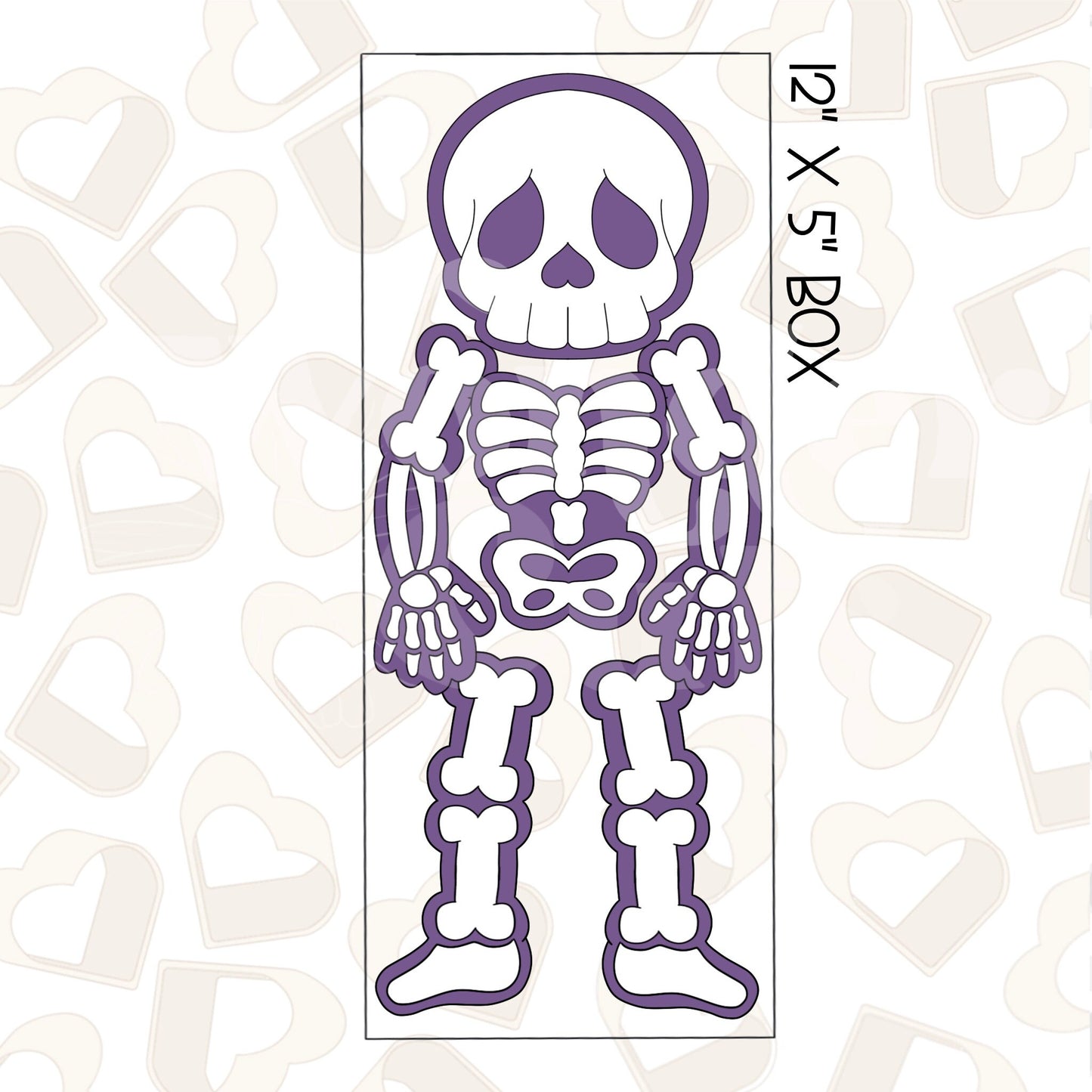 Build a Skeleton Set of 4 Cookie Cutter