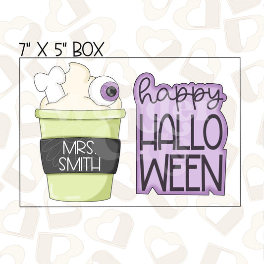 Happy Halloween Coffee Set of 2 Cookie Cutter