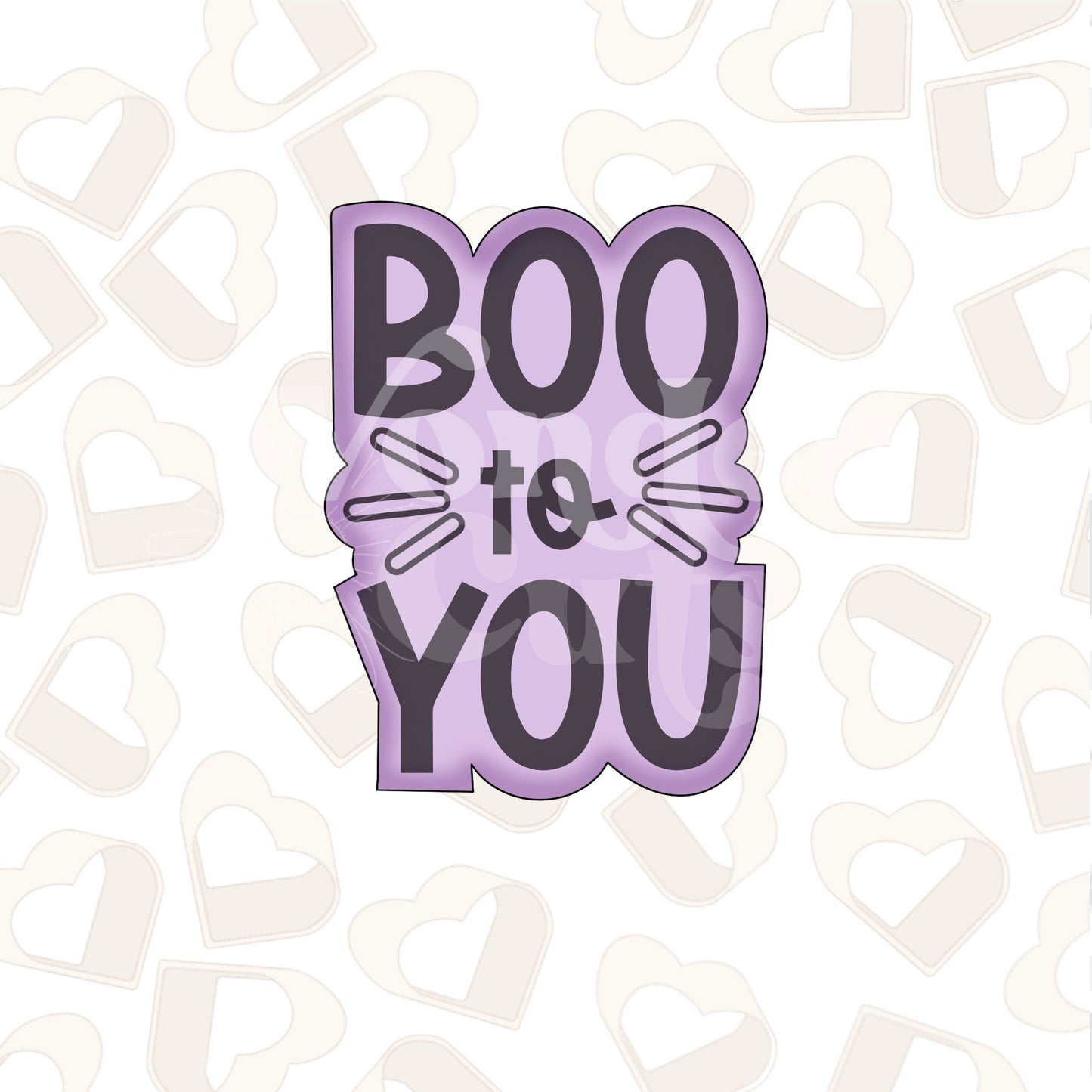 Boo to You Plaque Cookie Cutter