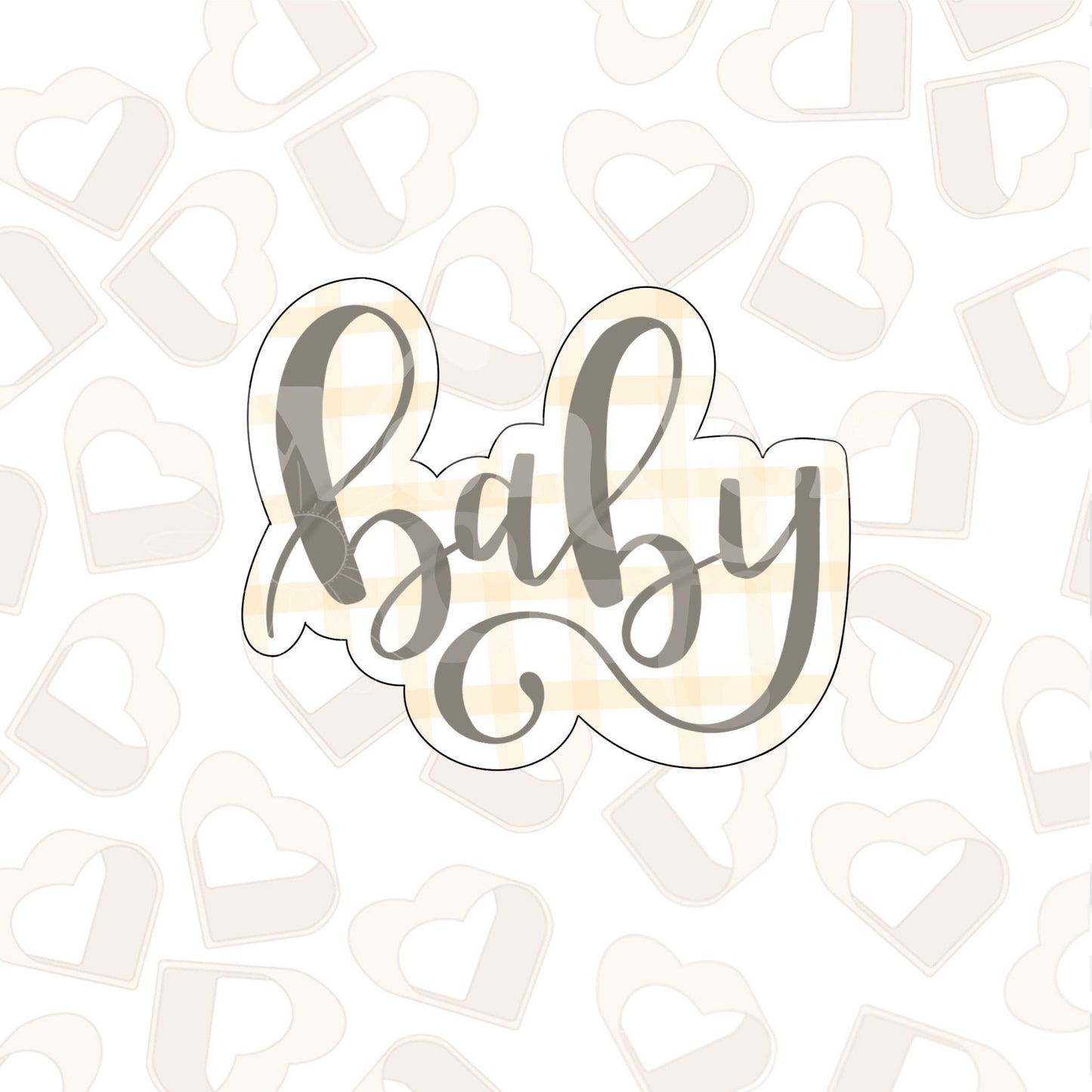 Baby Plaque Cookie Cutter