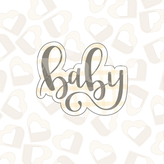 Baby Plaque Cookie Cutter