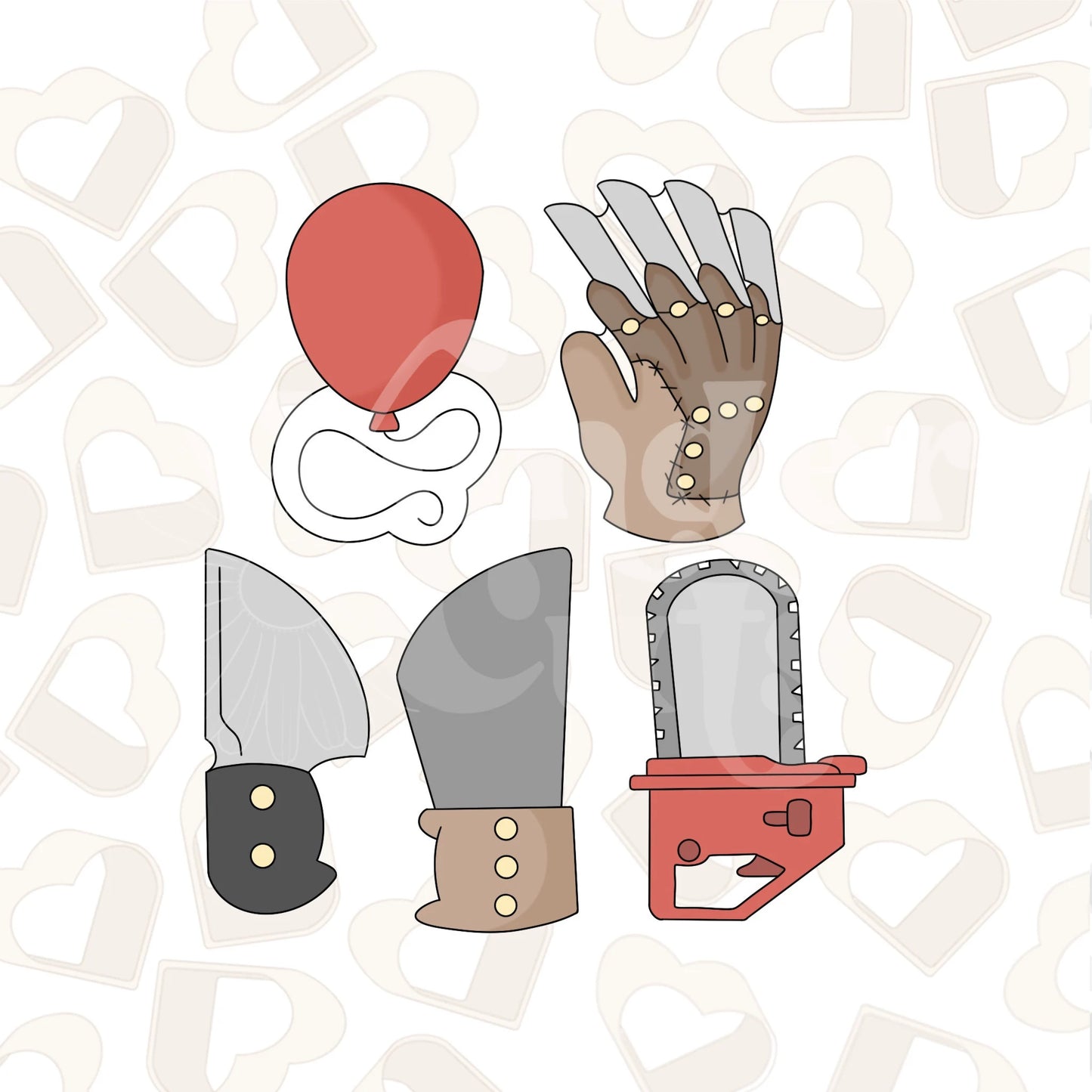 Killer Halloween Mini Cookie Cutter