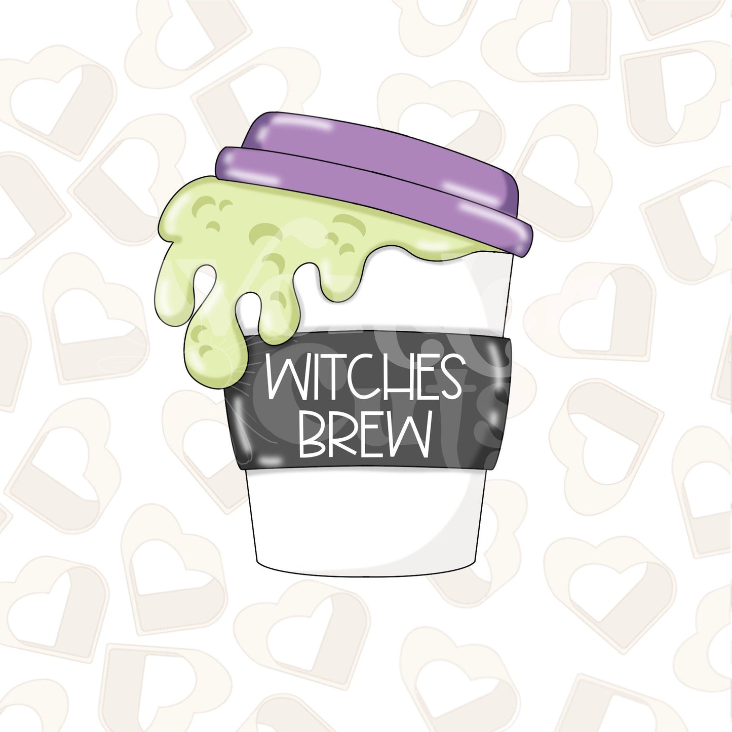 Witches Brew Coffee Cup Cookie Cutter