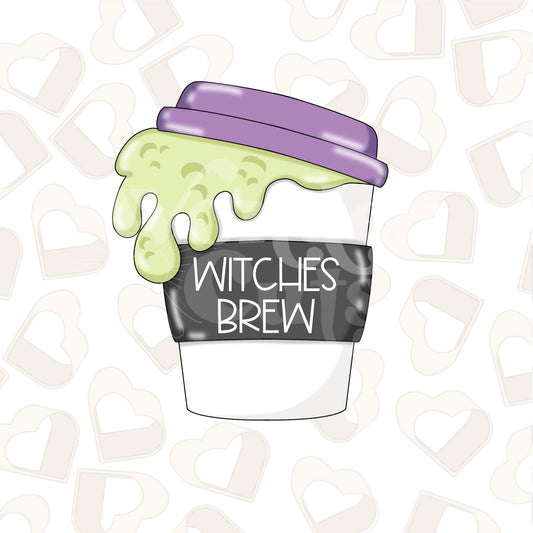 Witches Brew Coffee Cup Cookie Cutter