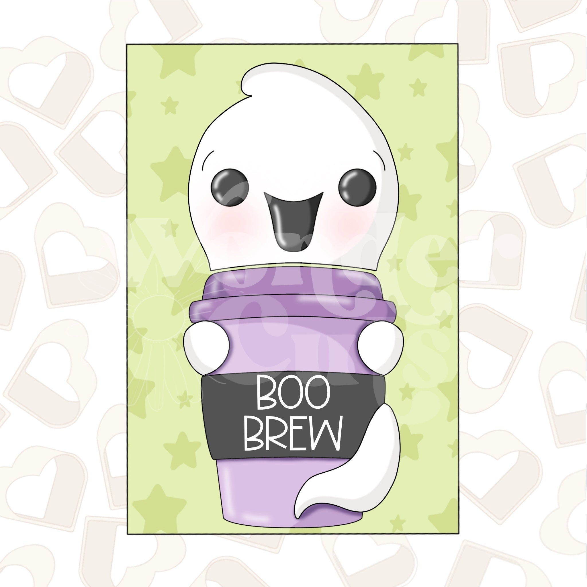 Boo Brew Set of 2 Cookie Cutter – WonderCutsCookieCutters