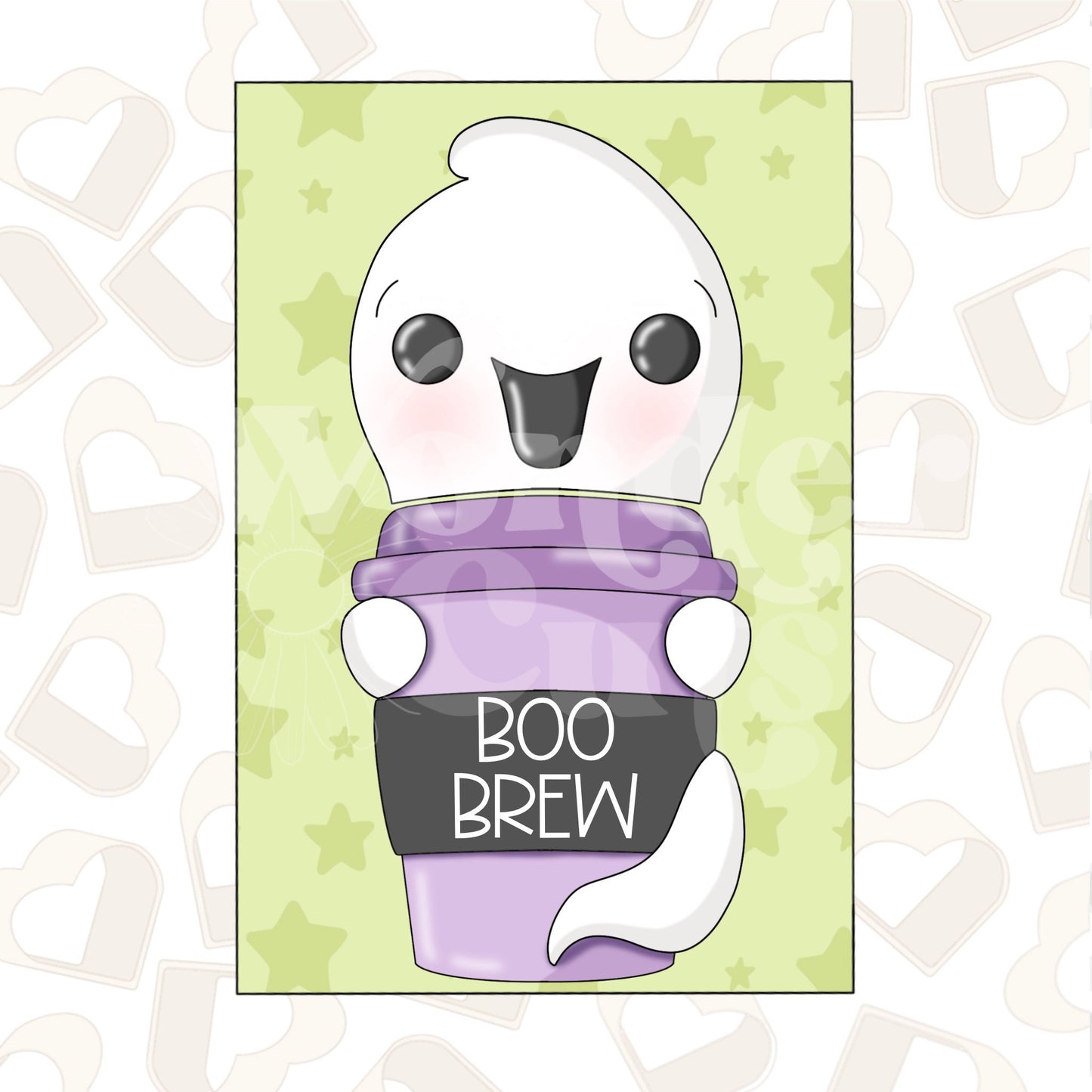 Boo Brew Set of 2 Cookie Cutter
