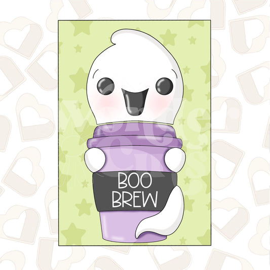 Boo Brew Set of 2 Cookie Cutter