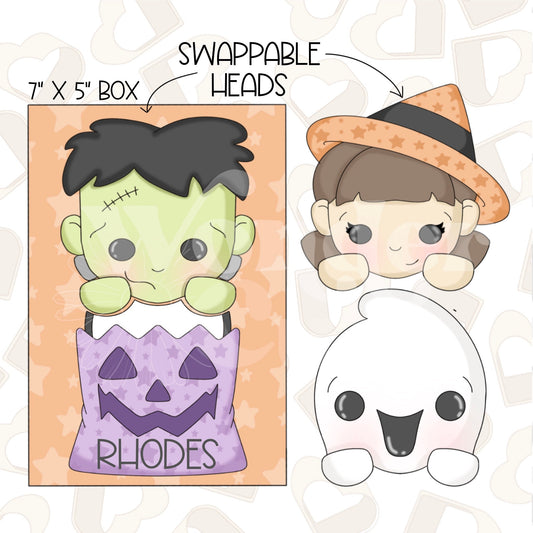 Candy Bag Halloween Characters - Set of 2 Cookie Cutter