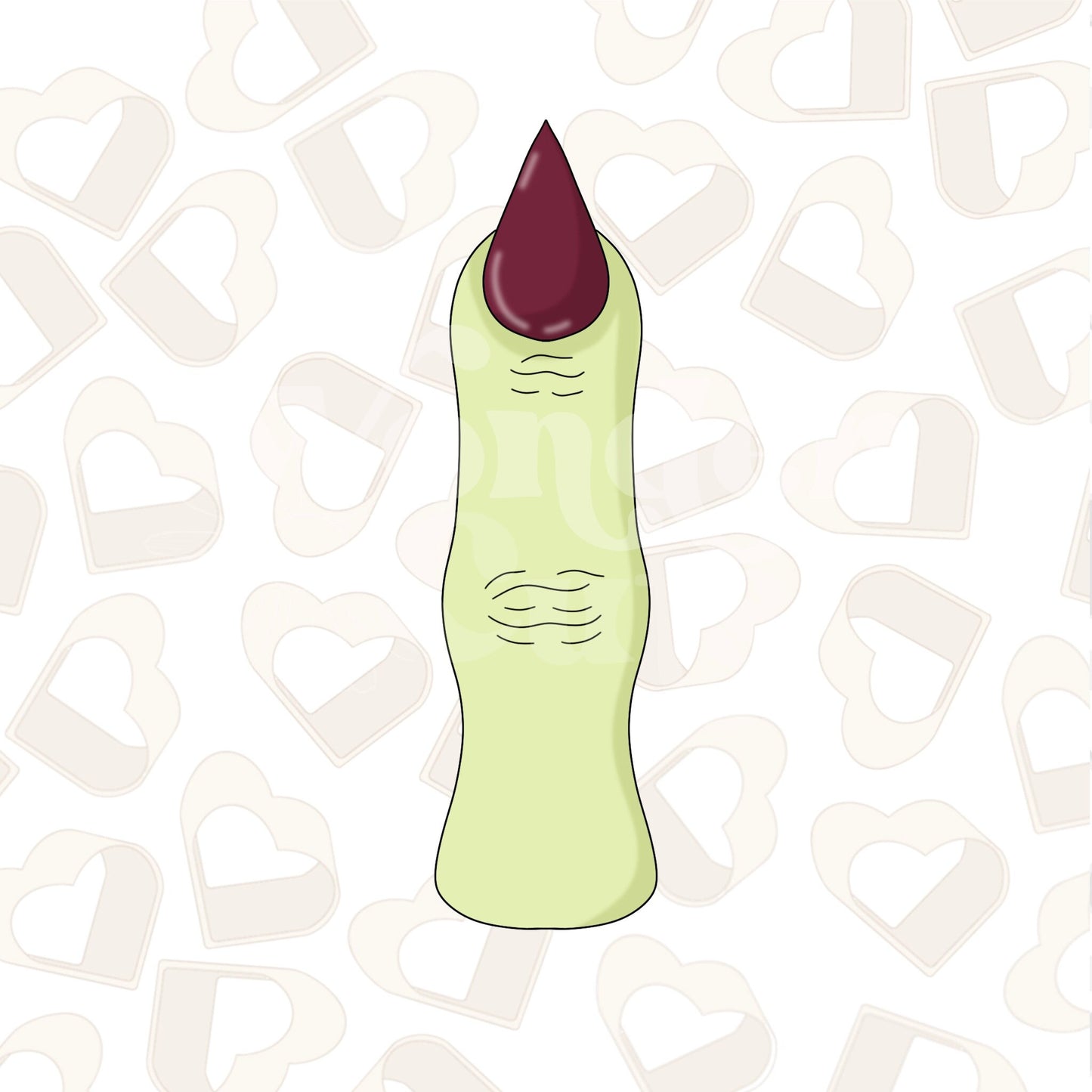 Long Witch Finger Cookie Cutter