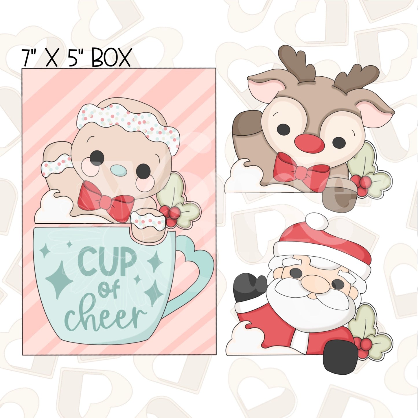 Christmas Cup of Cheer Set of 2 Cookie Cutter