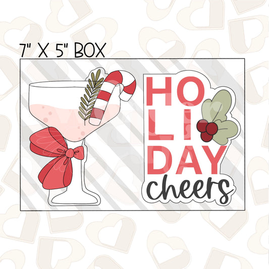 Holiday Cheers Set of 2 Cookie Cutter