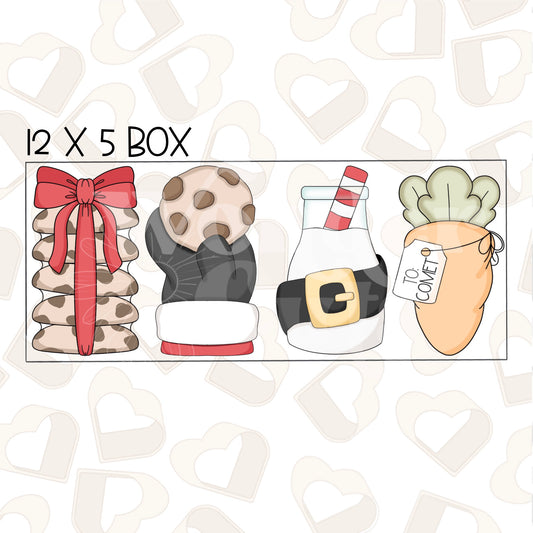 Santa Snacks Set of 4 Cookie Cutter