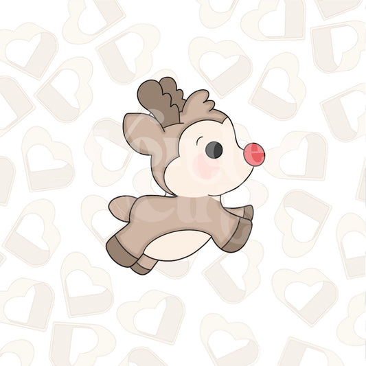 Flying Reindeer Cookie Cutter