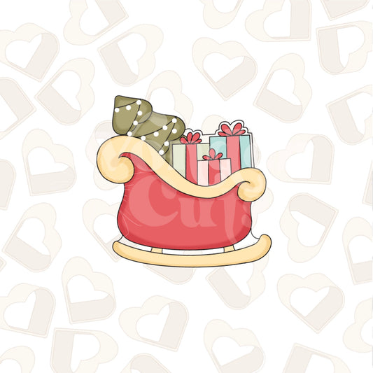 Christmas Sleigh Cookie Cutter