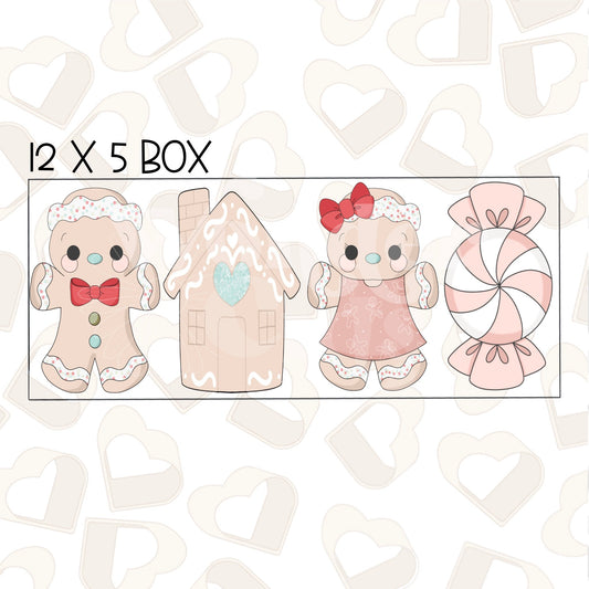 Tall Gingers Set of 4 Cookie Cutter