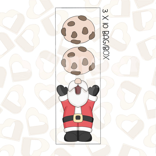 Happy Santa Set of 2 Cookie Cutter
