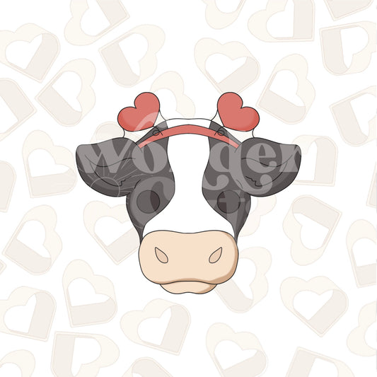 Valentine Cow Cookie Cutter