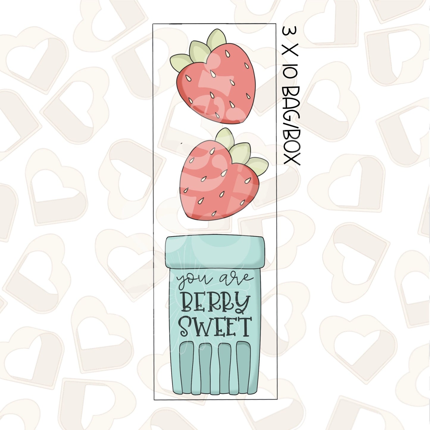 Berry Sweet Skinny Set of 2 Cookie Cutter