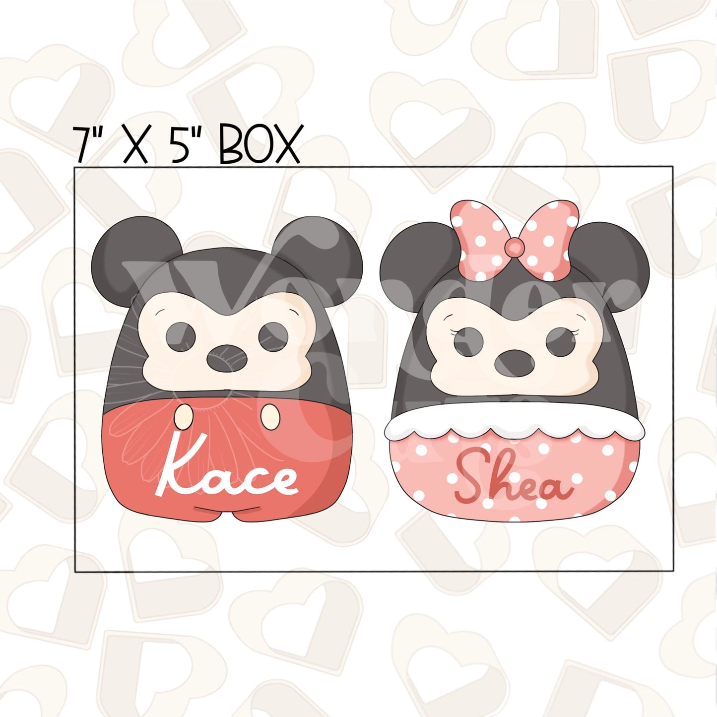 Mouse Couple Squishes Cookie Cutter