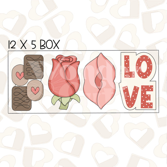 Romantic Sticks Set of 4 Cookie Cutter